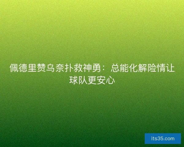 佩德里赞乌奈扑救神勇：总能化解险情让球队更安心